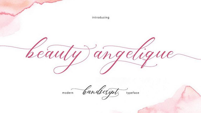 Beauty Angelique Script › Fontesk