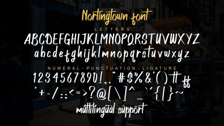 Northingtown Script Font › Fontesk