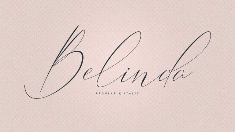 Belinda Script Font › Fontesk