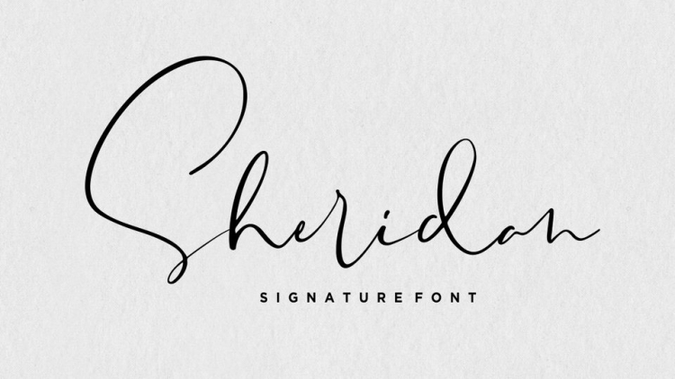 Sheridan Script › Fontesk