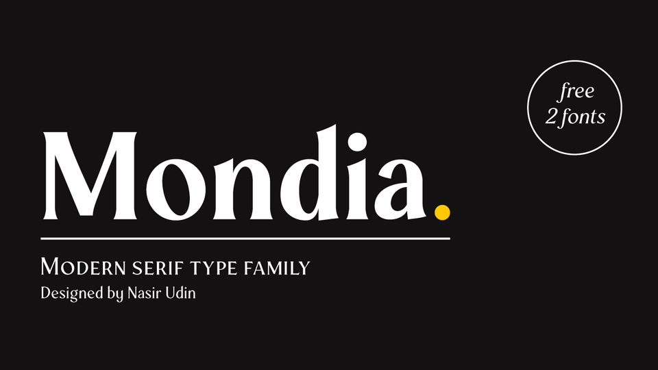mondia typeface