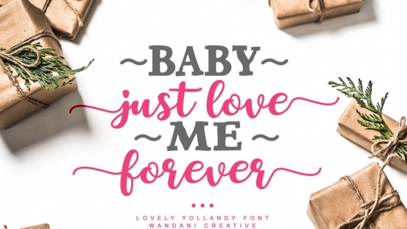 Lovely Yollandy Script Font › Fontesk