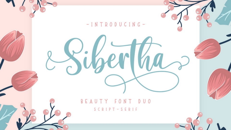 Sibertha Script Font › Fontesk