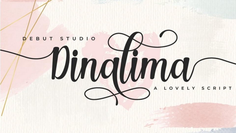 Dinalima Script Font › Fontesk