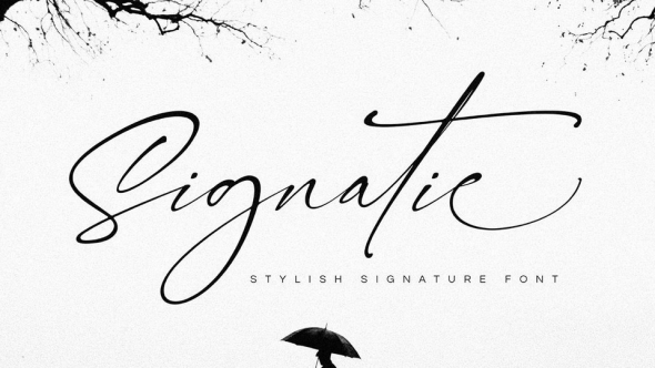 Signatie Script Font › Fontesk