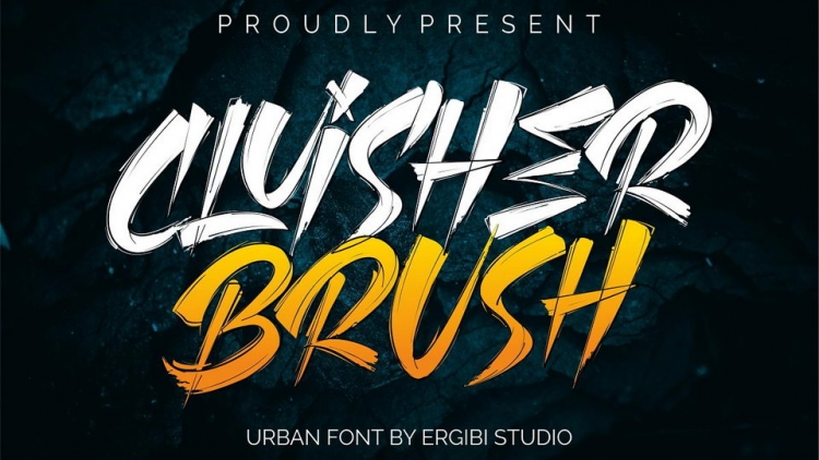 Cluisher Brush Font › Fontesk