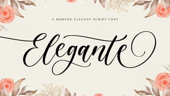 Elagante Script Font › Fontesk