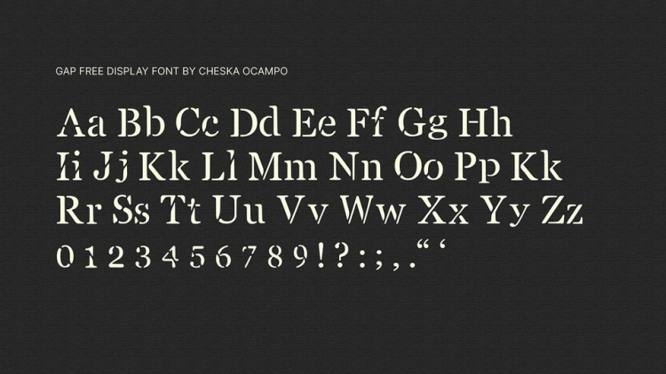 GAP Font › Fontesk