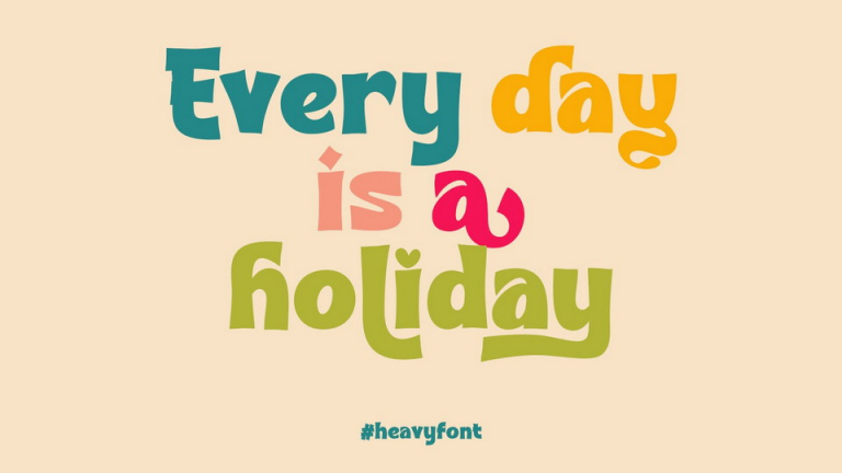 heavy-font-fontesk