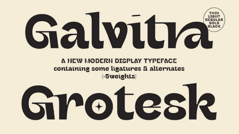 Galvitra Grotesque Font › Fontesk