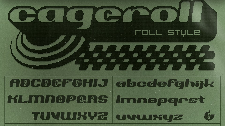  Cageroll Font Fontesk