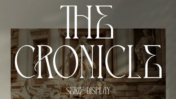 The Cronicle Font › Fontesk