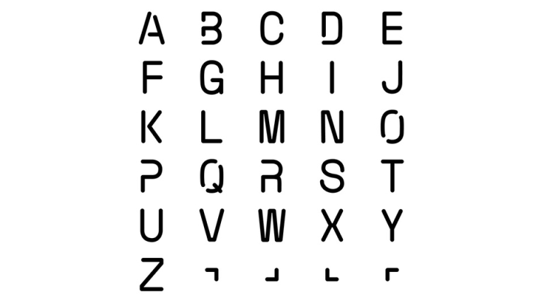 Wordclock Stencil Mono Font › Fontesk