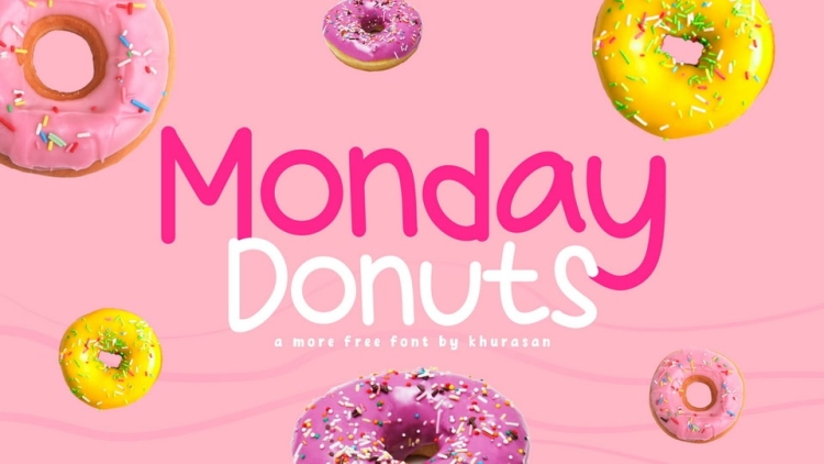 Monday Donuts Font › Fontesk