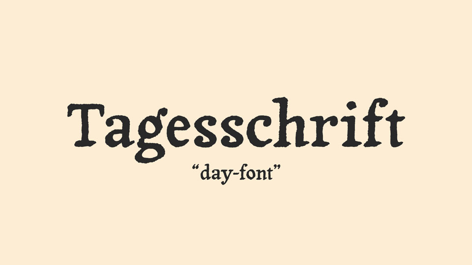 tagesschrift